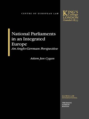 cover image of National Parliaments in an Integrated Europe
